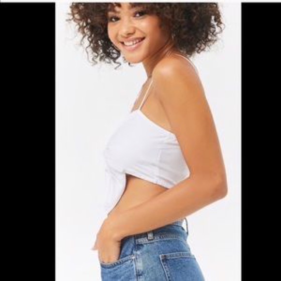 Forever 21 Asymmetrical Bow Crop Cami - Picture 3 of 7